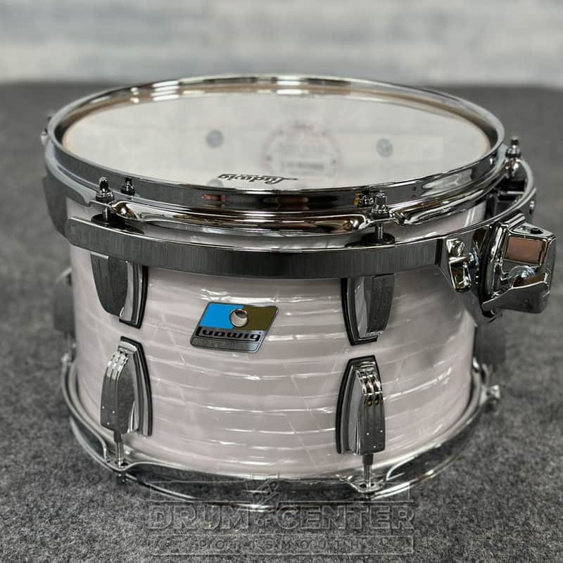 Ludwig Classic Maple "Super 70s" Tom 12x8 70s White Marine Pearl w/Vibraband - DCP Exclusive! image 1