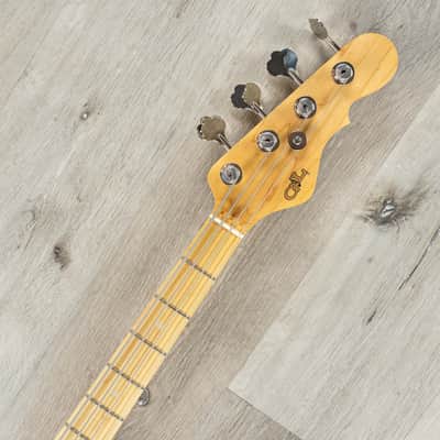 G&L USA SB-2T PJ Bass, Red Metal Flake, Maple Fretboard image 8