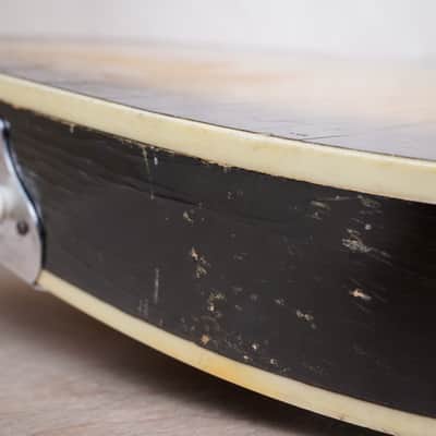 Airline 7206 Sunburst 1963 Harmony H-45 Stratotone Vintage Made in USA w/ Bag image 15