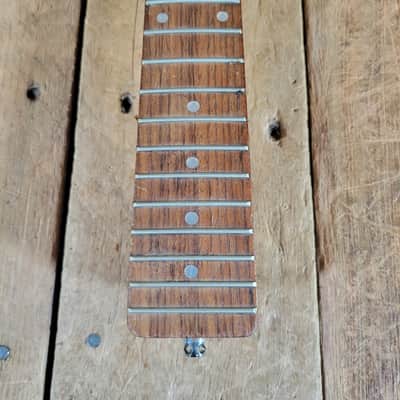Teisco Neck 1960s with Logo, String Tree, Neck Plate and Screws - Natural image 7