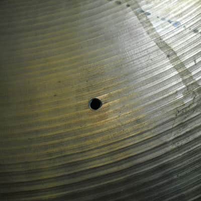 18" Vintage Trans Stamp Avedis Zildjian Cymbal 1635g sizzle holes image 8
