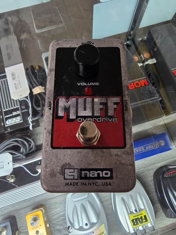 Electro-Harmonix Nano Muff Overdrive 2010s - Red / Grey image 1
