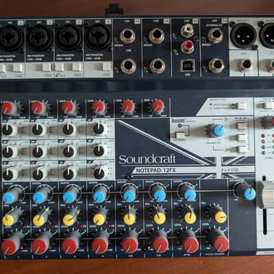 Soundcraft Notepad-12FX Small Format 12-Input Mixing Console 2010s - Blue image 4