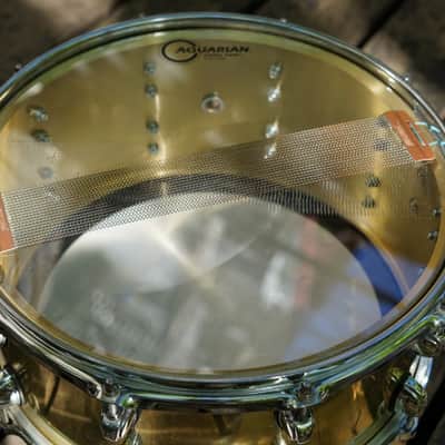 Premier Artist Brass 6.5x14" Snare 2009 Brass image 3