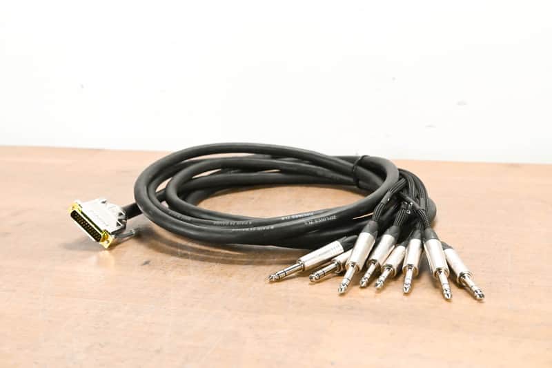 Jumperz JUMPERZ Zipline DB25 Male to TRS 8-Channel Analog Audio Cable - 15'