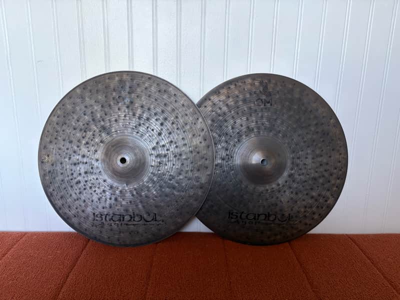 Istanbul Agop 15" OM Cindy Blackman Signature Hi Hat Cymbals 974g 1169g image 1