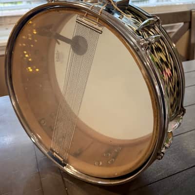 U.S. Mercury 5x14 snare drum JAPAN 60s- tiger stripe image 6