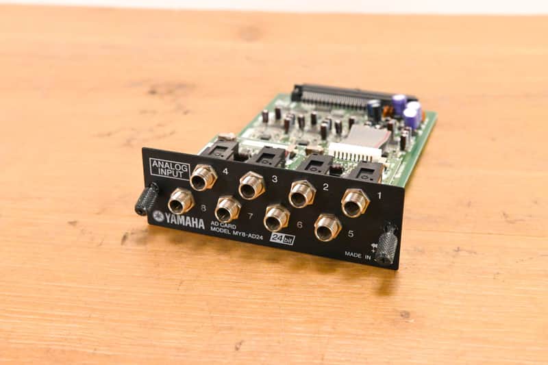 Yamaha MY8-AD24 8-Channel Analog Input Expansion Card CG01ZLC image 1