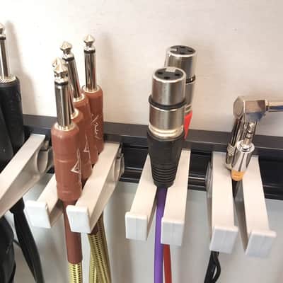 Studio Cable Rack kit with wall fixings for guitar leads, XLRs, AV image 3