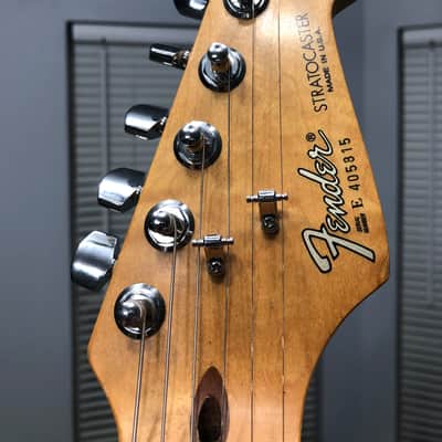 1987 USA Fender Stratocaster Standard Black image 5
