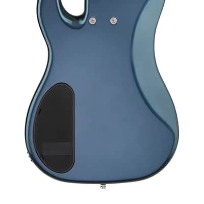 Sadowsky MetroLine 21-Fret Hybrid P/J Bass-Swamp Ash Body-5 String-Solid Dark Lake Placid Blue Metallic High Polish image 3