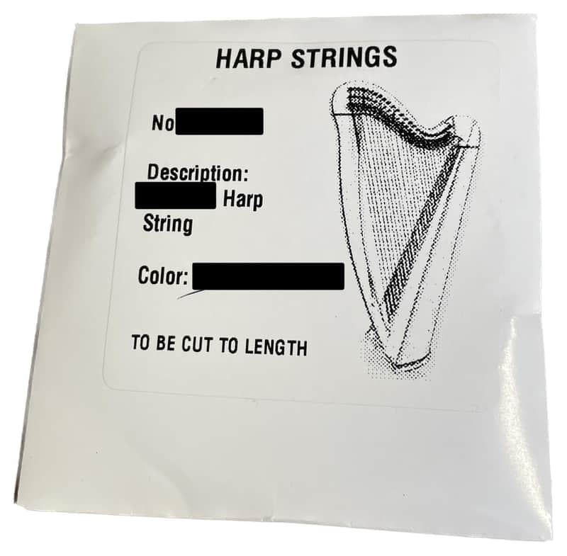 Harp String, A38 image 1