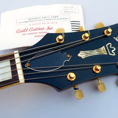 Guild Aristocrat M-75 NOS Unsold Condition Vintage Museum Condition 1960 Sunburst image 7