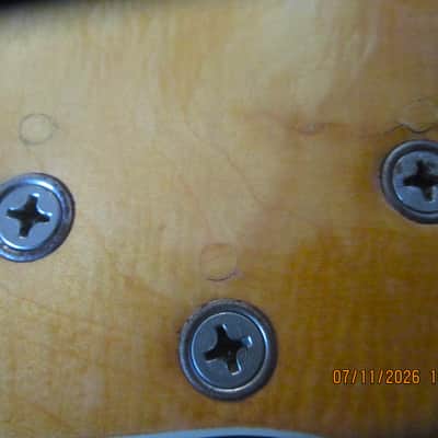 Harmony H-71 Meteor Guitar, 1960's, Blond, Dearmond Pu's, Waverly Tuners image 16