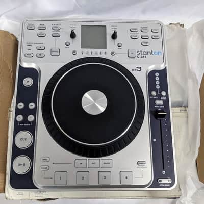 Stanton C.314 DJ Tabletop CD Player With Mp3 Playback Mixer Turntable - Working in Orig. Box image 1
