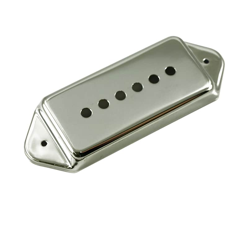 WD Replacement Brass Pickup Cover For Epiphone Casino Bridge Chrome (1) image 1