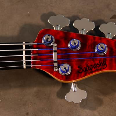 Sadowsky Vintage 5-21 Custom shop  2022 transparent red image 12