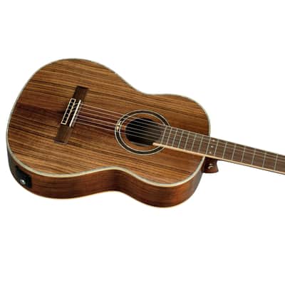 Ortega RE30TH-ACA 30th Anniversary Series AAA Acacia Top Nato Neck Nylon 6-String Classical Acoustic-Electric Guitar w/Gig Bag image 10