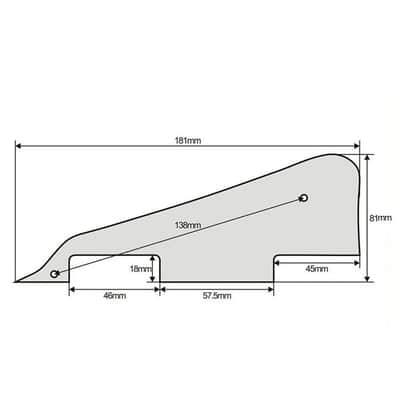 Pickguard for Gibson® & Epiphone Les Paul® - Red Tortoise (Fast Free US Shipping!) image 2