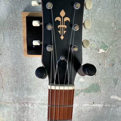 Vintage V120MR-GHB Icon Series Single Cut - Distressed Gun Hill Blue / Sunburst image 6