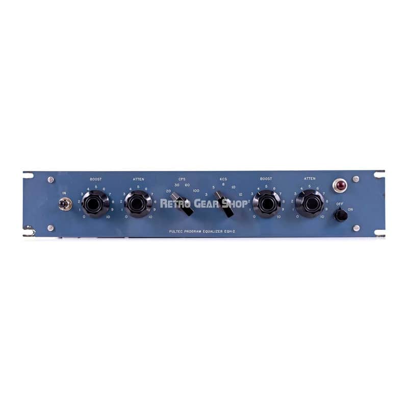 Pultec EQH-2 Program Equalizer Vintage Tube EQ Rare EQH2 #7225 image 1