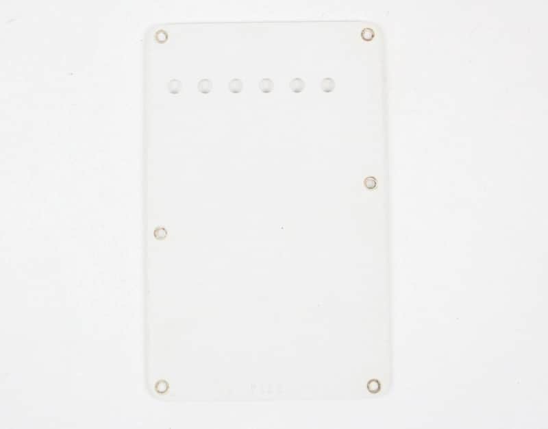 1970s-1980s Vintage Fender Stratocaster Tremolo Back White Cover MIJ Japan 2314 Stamp image 1