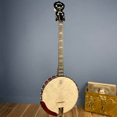 Custom Deering Eagle II 19-Fret Tenor Openback Banjo image 2