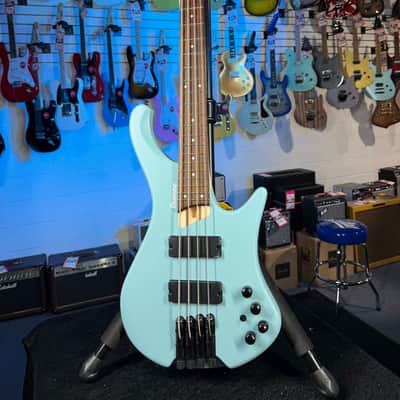 Ibanez Bass Workshop EHB600 Electric Bass Guitar - Purist Blue Matte, Free Plek! 669 image 3
