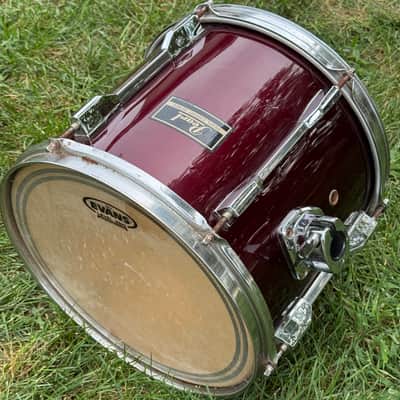 Vintage Pearl Export Series 12” Rack Tom – Wine Red/Burgundy – Made in Taiwan image 4