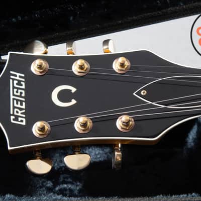 2014 Gretsch G6120AM Chet Atkins Hollow Body Amber Flame Filter’Tron Bigsby OHSC image 3