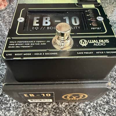 Walrus Audio EB-10 Preamp/EQ/Boost 2020 - Matte Black image 4