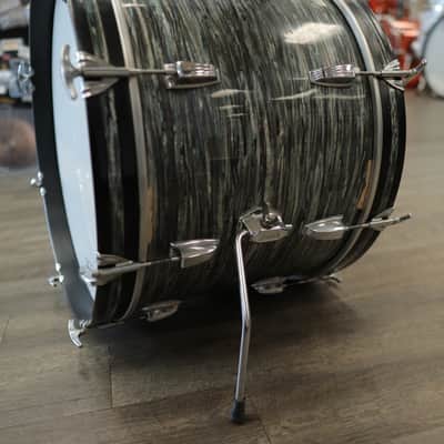 Vintage 60s Ludwig 2-Piece Shell Pack 13/20 (Blue Oyster Pearl) image 11