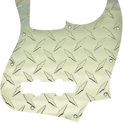 Jazz Bass Style Diamond Aluminum Pickguard & Control Plate - Gold FREE SHIPPING! image 2