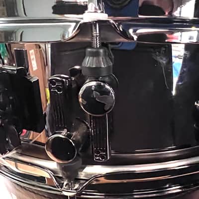 Sonor Steel 14x5" snare drum Artist Series Germany Black Nickel image 8