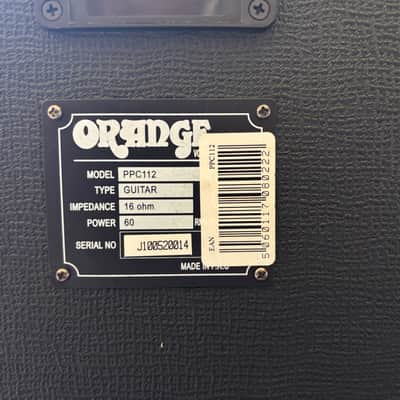 Immagine Orange PPC112 60-Watt 1x12" Guitar Speaker Cabinet in Black - 3