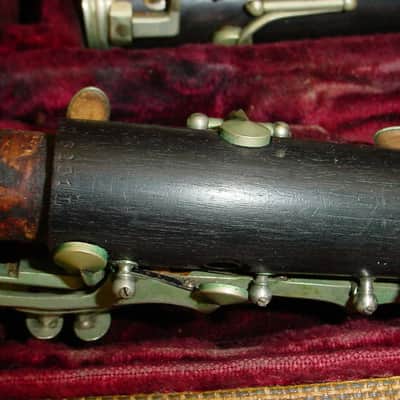 Vintage Martin Freres LaMonte Model 1 Grenadilla Bb Clarinet - AS IS NOT WORKING image 8