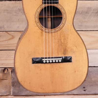1860's CF Martin Made in New York Style 17 Size 3 Acoustic Guitar Natural w/ Case "Player Condition" image 1