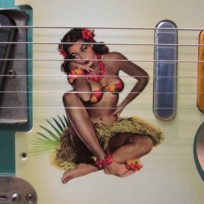 Fender Telecaster "Girly Guard" 50's Pinup Girl  Lacquer Aged Pickguard  Way Cool Free US Shipping! image 2