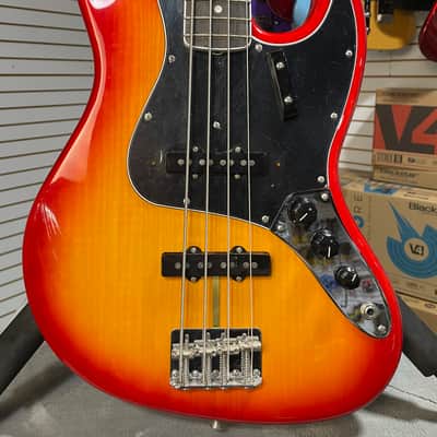 Fender Rarities Series Flame Ash Top Jazz Bass - Plasma Red Burst w/ OHSC & PLEK*D #862 image 2