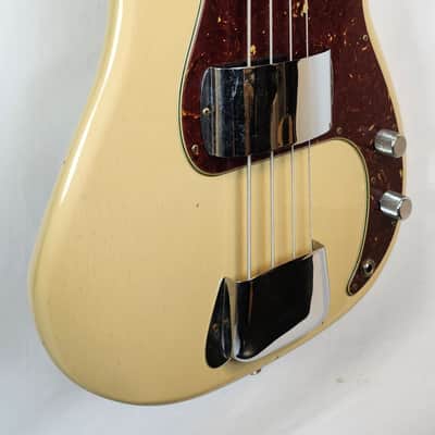 Fender Custom Shop 1966 Precision Bass Journeyman Relic, AAA Birdseye Maple Neck, Aged Desert Sand, w/HSC image 8