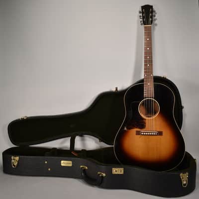 Pre War Guitars Model J Lefty Sunburst Relic Slope Shoulder Acoustic Guitar w/OHSC image 1