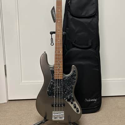 Sadowsky MetroExpress Vintage J/J 4 String Bass w/Morado Fingerboard - Silver Metallic image 1