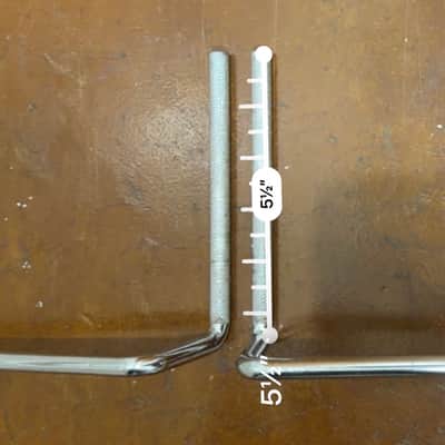 Vintage 1960-1970s 3/8” (9.5mm) Gull Wing Bass Drum Spur Pair image 8