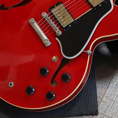 2009 Gibson Custom Shop '59 ES-335 Historic Reissue Nashville Semi-Hollow Electric Guitar Cherry Red + COA OHSC image 7
