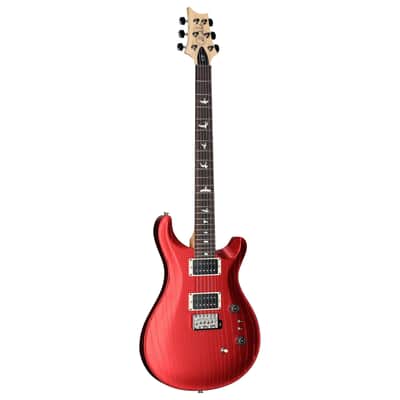 PRS Paul Reed Smith CE 24-08 Swamp Ash Limited Edition Electric Guitar, Satin Red Apple Metallic image 2