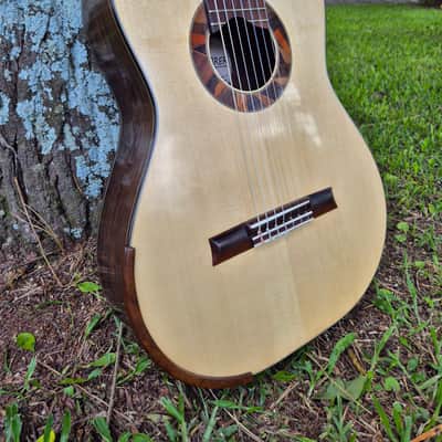 MADE TO ORDER Classical Guitar 7 strings Full Solid Woods Brazil Handmade Zorrer - French polish image 13