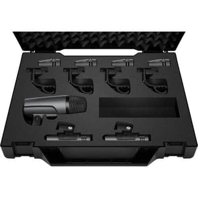 Sennheiser Drum Kit 600, e600 Series 7-Piece Drum Microphone Package with Case image 1