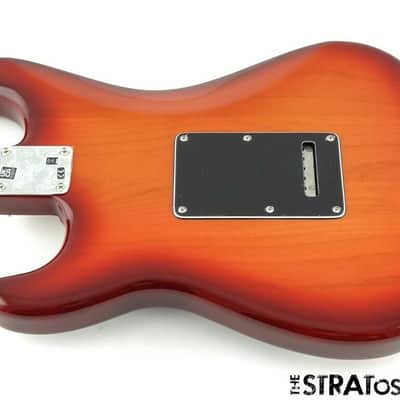 Fender Player Stratocaster Strat LOADED BODY Plus Flame Top! Aged Cherryburst image 3