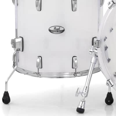 Pearl *Pre-Order* Crystal Beat Frosted 18x16" Floor Tom Drum Acrylic CRB1816F/C733 | NEW | Special Order | Authorized Dealer image 1