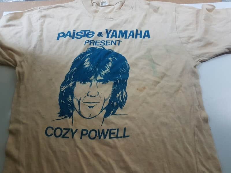 1982 Cozy Powell Drum Clinic T Shirt image 1